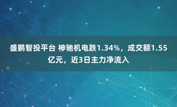 盛鹏智投平台 神驰机电跌1.34%，成交额1.55亿元，近3日主力净流入