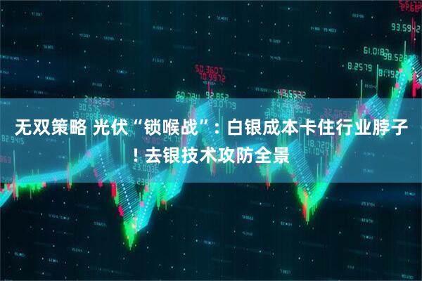 无双策略 光伏“锁喉战”: 白银成本卡住行业脖子! 去银技术攻防全景