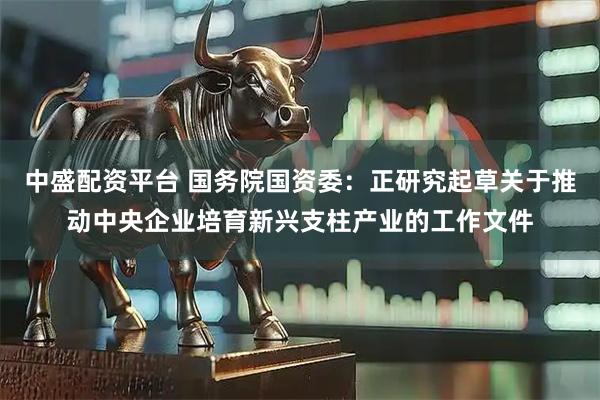 中盛配资平台 国务院国资委：正研究起草关于推动中央企业培育新兴支柱产业的工作文件